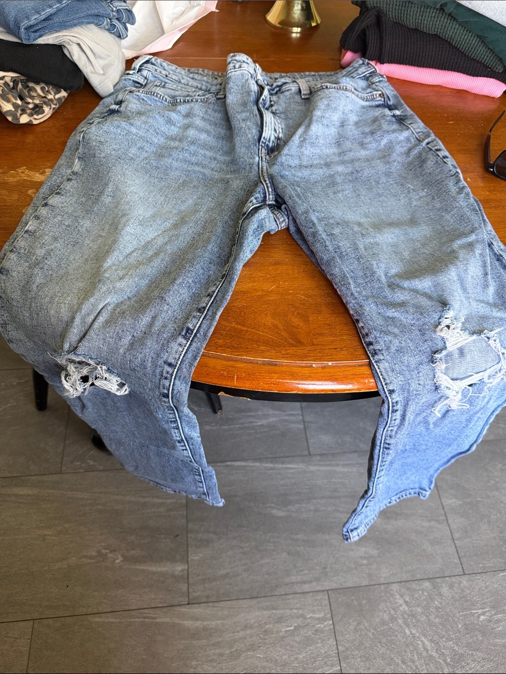 Old Navy Women's Light Blue Straight Leg Jeans